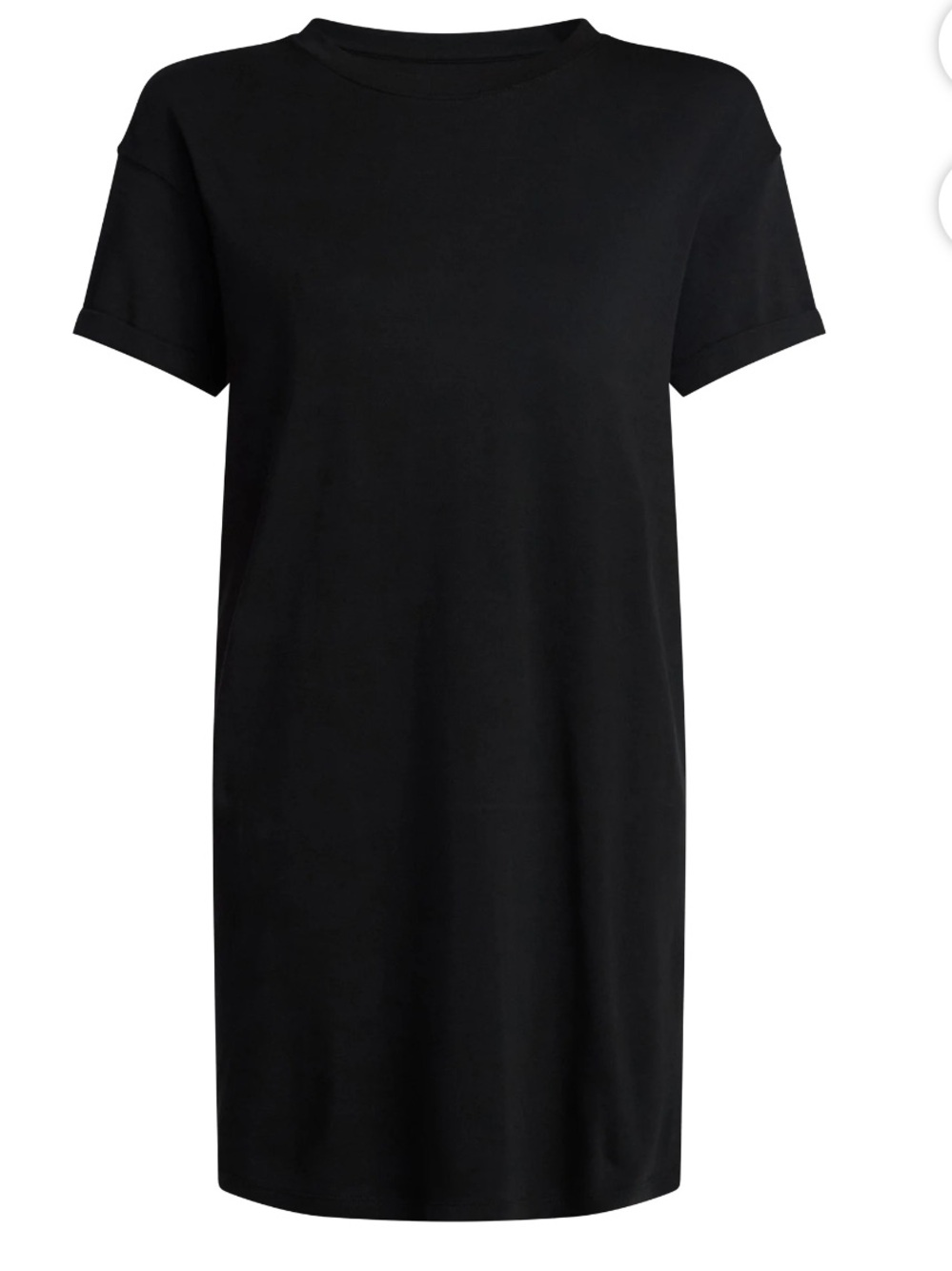 Time and Tru Women's Cotton T-Shirt Dress with Short Sleeves